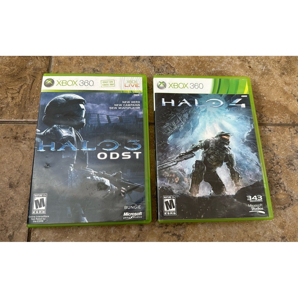 2 Lots Halo 3 ODST, Halo 4 xbox 360 game